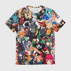 Мужская футболка Аниме персонажи