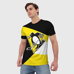 Футболка мужская Pittsburgh Penguins Exclusive, цвет: 3D-принт — фото 2