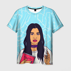 Футболка мужская DUA LIPA, цвет: 3D-принт