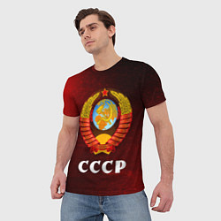 Футболка мужская СССР USSR, цвет: 3D-принт — фото 2