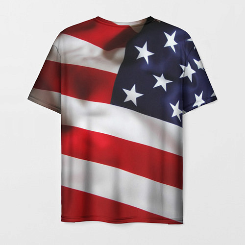Мужская футболка США USA / 3D-принт – фото 2