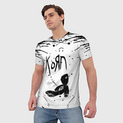 Футболка мужская Korn, цвет: 3D-принт — фото 2