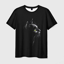 Футболка мужская Кошка, цвет: 3D-принт