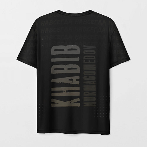 Мужская футболка Хабиб Нурмагомедов - Король v2 / 3D-принт – фото 2