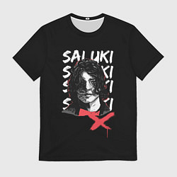 Футболка мужская SALUKI, цвет: 3D-принт