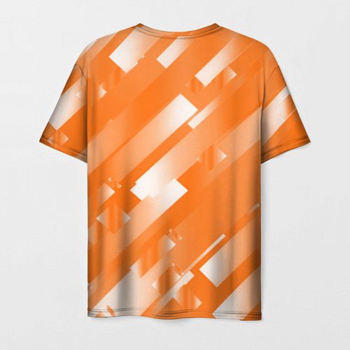 Мужская футболка Оранжевый градиент / 3D-принт – фото 2