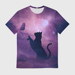 Футболка мужская Star Cat, цвет: 3D-принт