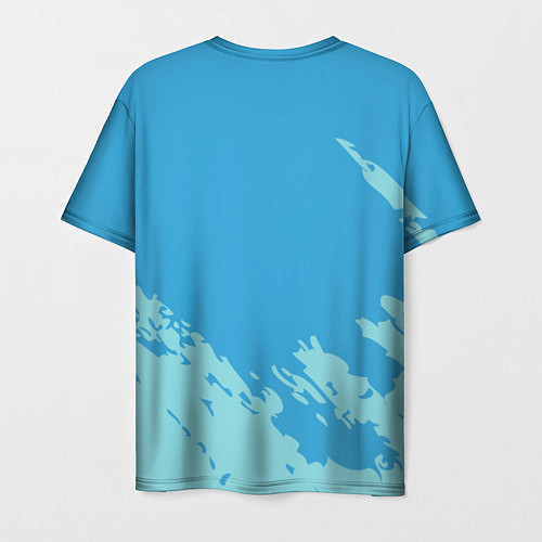Мужская футболка Море Пальмы Песок / 3D-принт – фото 2