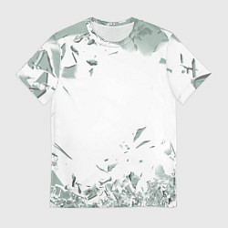 Футболка мужская Разбитое стекло, цвет: 3D-принт