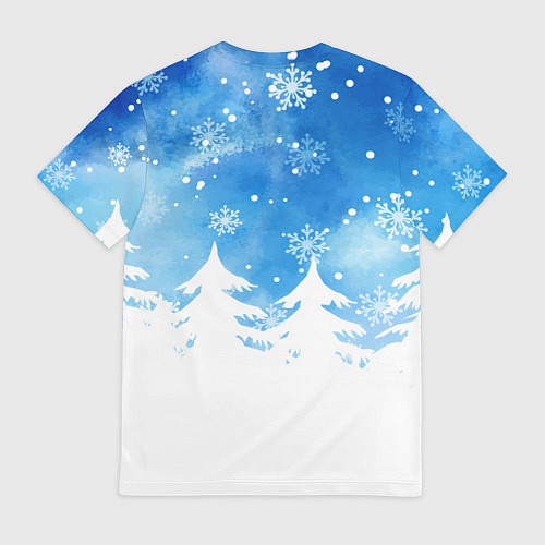 Мужская футболка HO HO HO! СЪУКА / 3D-принт – фото 2