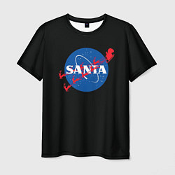 Футболка мужская Santa Nasa, цвет: 3D-принт