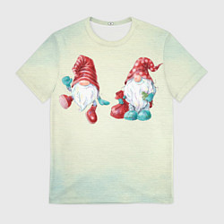 Футболка мужская С Праздником!!, цвет: 3D-принт