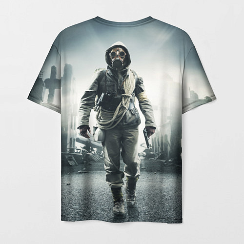 Мужская футболка Metro Сталкер / 3D-принт – фото 2
