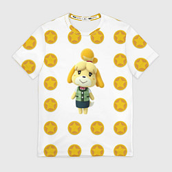 Футболка мужская Animal crossing - Isabelle, цвет: 3D-принт
