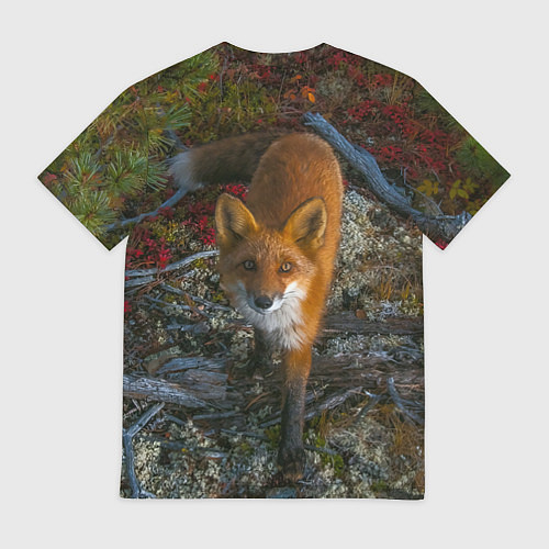 Мужская футболка Лиса / 3D-принт – фото 2