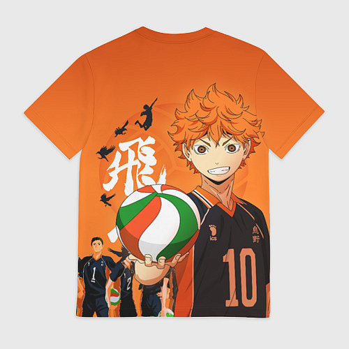 Мужская футболка ВОЛЕЙБОЛ!! HAIKYUU!! / 3D-принт – фото 2