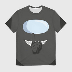 Футболка мужская AMONG US BLACK IMPOSTOR, цвет: 3D-принт