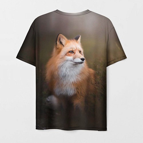 Мужская футболка Лиса-охотница / 3D-принт – фото 2