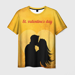 Футболка мужская St valentines day, цвет: 3D-принт