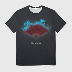 Футболка мужская Light your fire, цвет: 3D-принт