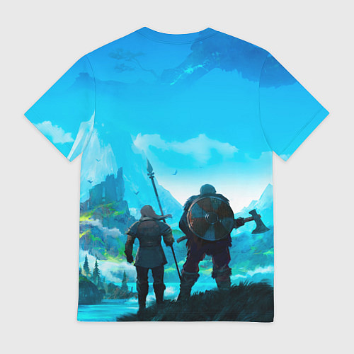 Мужская футболка Вальгала / 3D-принт – фото 2