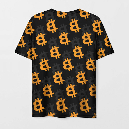Мужская футболка БИТКОИН BITCOIN / 3D-принт – фото 2