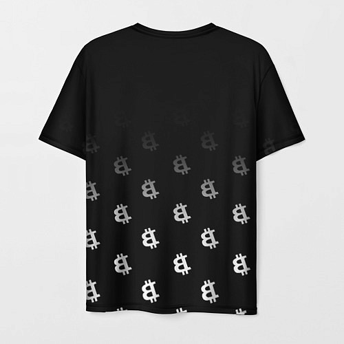 Мужская футболка БИТКОИН BITCOIN Z / 3D-принт – фото 2