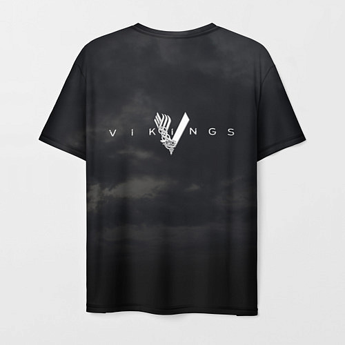 Мужская футболка Викинги Vikings спина Z / 3D-принт – фото 2