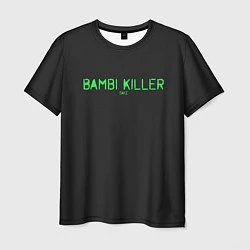 Футболка мужская Bambi killer, цвет: 3D-принт