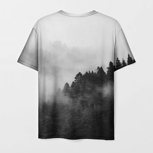 Мужская футболка Природа - Лес / 3D-принт – фото 2