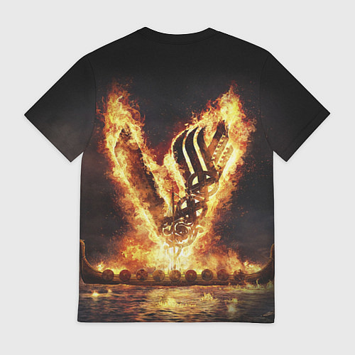 Мужская футболка ВИКИНГИ VIKINGS V / 3D-принт – фото 2