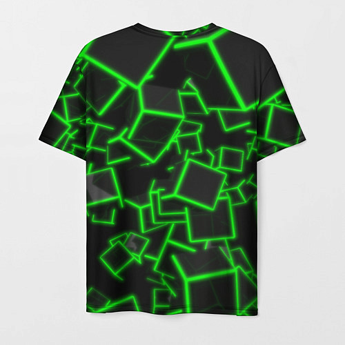 Мужская футболка Cyber cube / 3D-принт – фото 2