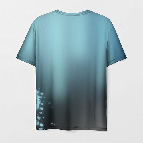 Мужская футболка Водяные свечения / 3D-принт – фото 2