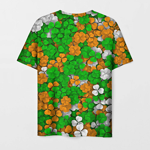 Мужская футболка Ирландский клевер / 3D-принт – фото 2