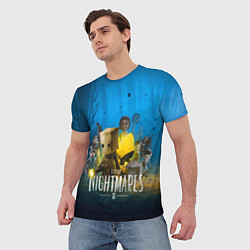 Футболка мужская LITTLE NIGHTMARES 2, цвет: 3D-принт — фото 2
