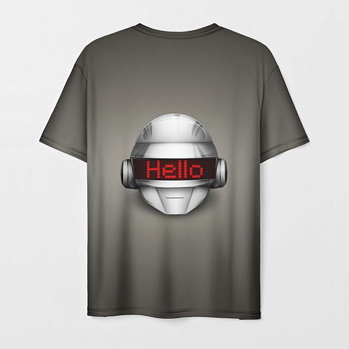 Мужская футболка Daft Punk Hello / 3D-принт – фото 2