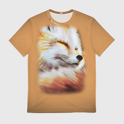 Футболка мужская Лисичка, цвет: 3D-принт