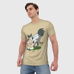 Футболка мужская Ты очень странный!, цвет: 3D-принт — фото 2