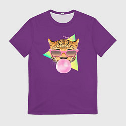 Футболка мужская Тигр БАБЛ ГАМ, цвет: 3D-принт