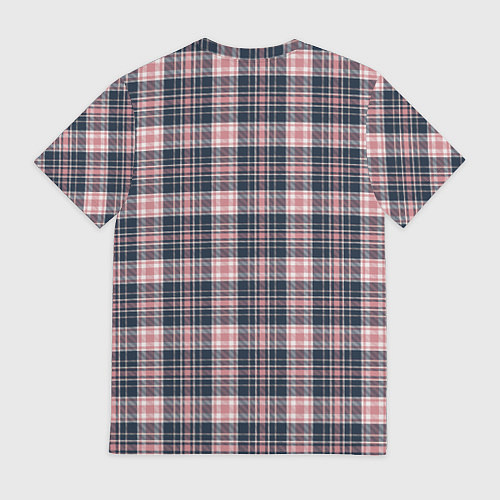 Мужская футболка Клеточный узор / 3D-принт – фото 2