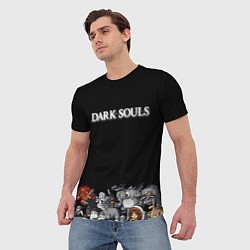 Футболка мужская 8bit Dark Souls, цвет: 3D-принт — фото 2