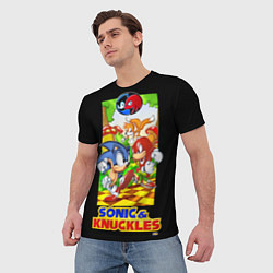 Футболка мужская Sonic&Knuckles, цвет: 3D-принт — фото 2
