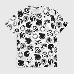 Мужская футболка 7 СМЕРТНЫХ ГРЕХОВ СИМВОЛЫ