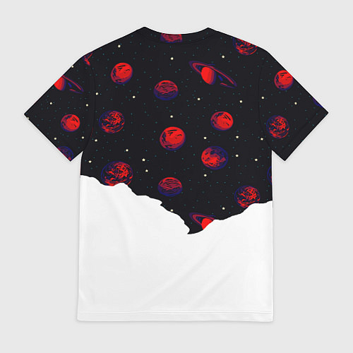 Мужская футболка Мысли космонавта про космос / 3D-принт – фото 2