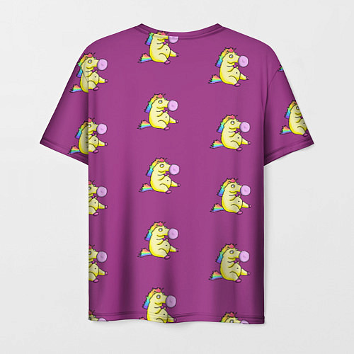Мужская футболка Фиолетовые пони / 3D-принт – фото 2