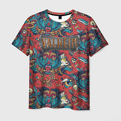 Футболка мужская Valheim Viking pattern, цвет: 3D-принт