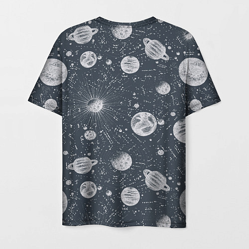 Мужская футболка Звезды, планеты и созвездия / 3D-принт – фото 2