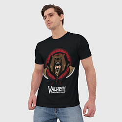 Футболка мужская Valheim Viking Bear, цвет: 3D-принт — фото 2