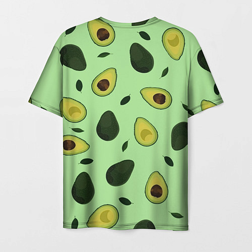 Мужская футболка Авокадо / 3D-принт – фото 2