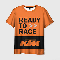 Футболка мужская KTM READY TO RACE Z, цвет: 3D-принт